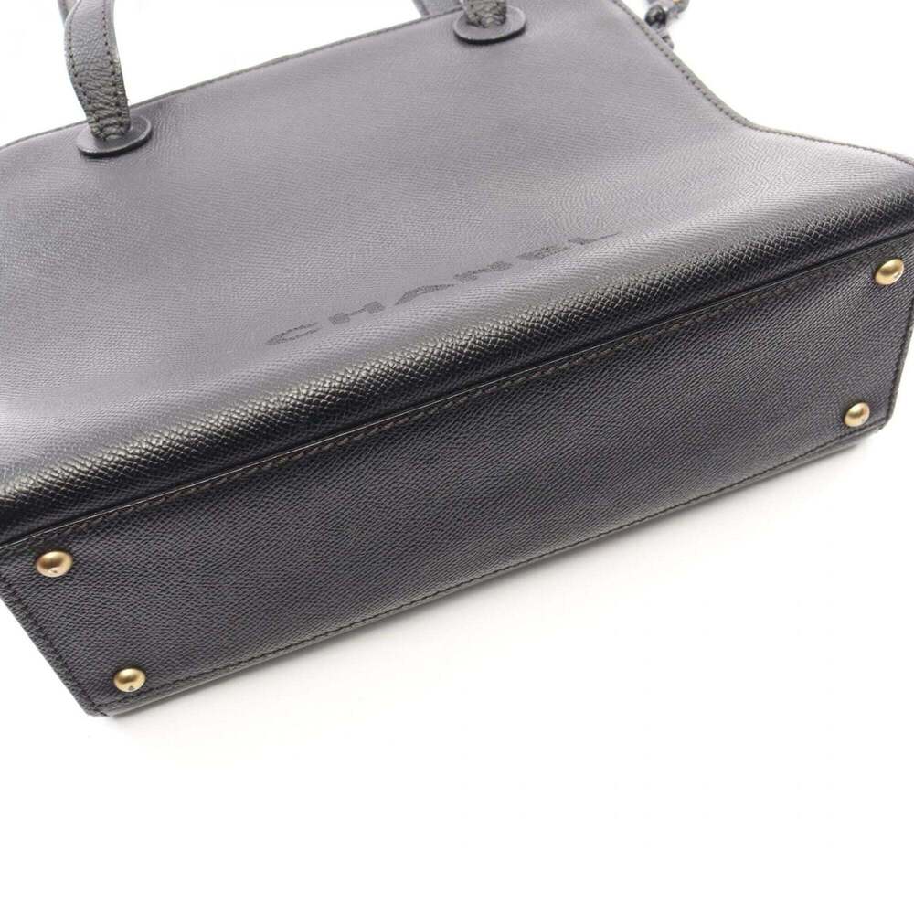 CHANEL Black Caviar Leather Tote Bag - Picture 10 of 13